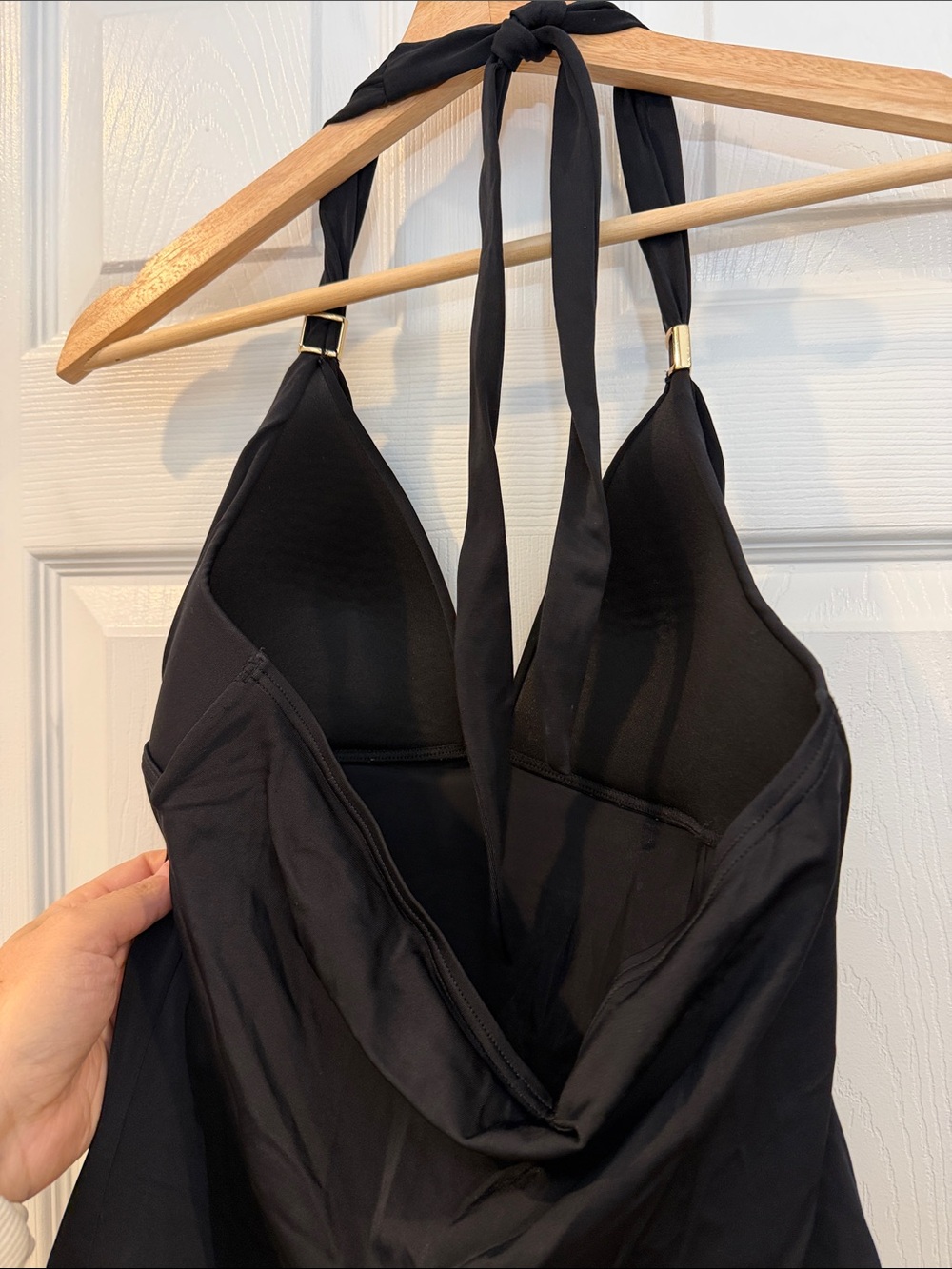 Victoria Secret Halter Tankini Top with Gold Accents - Picture 5 of 7